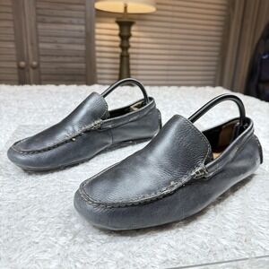 Born Shoes Mens Size 9 Black Leather Loafers Driving Moccasin Slip On Comfort